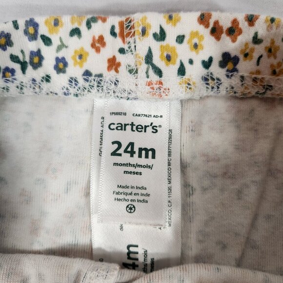 Bundle Carter's Clothing Girls 24M  Four One Piece Bodysuits 2 Leggings - Picture 5 of 5